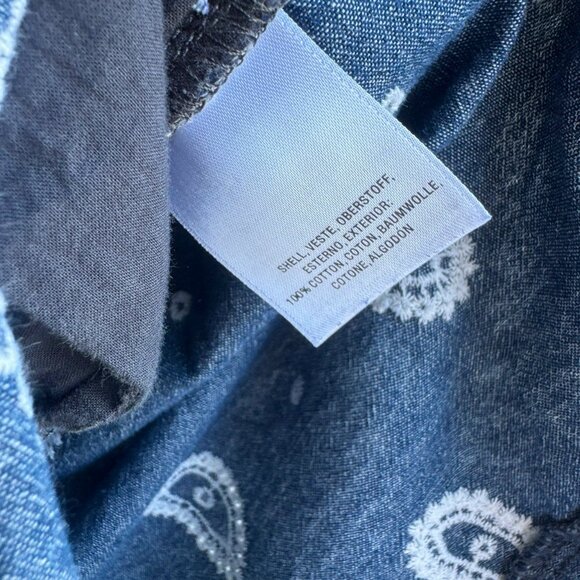 Anthropologie ETT:TWA Embroidered Eyelet Chambray 100% Cotton Shorts Size M - Picture 4 of 9